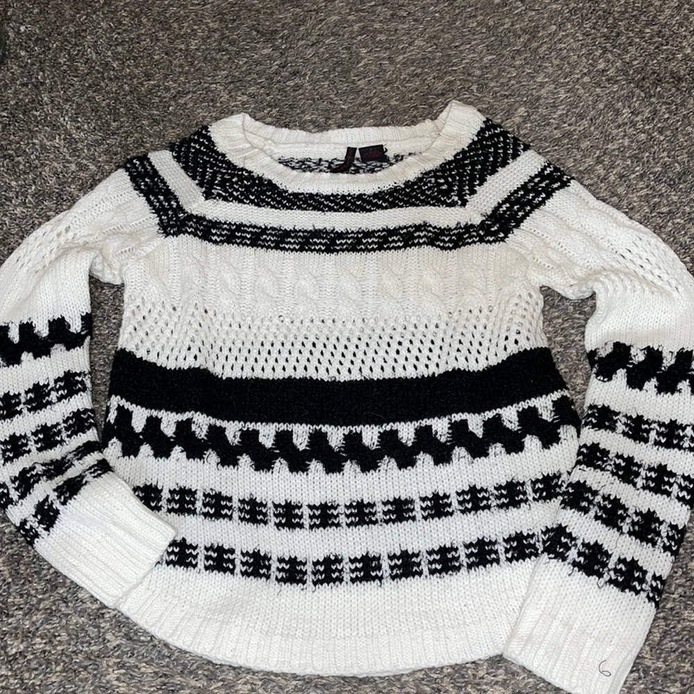 White Knit Sweater